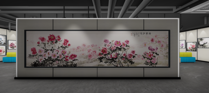 寇兴耀写意牡丹百品展